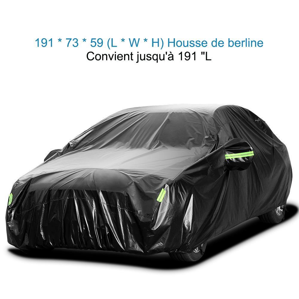Bâche Voiture Sedan 210T  Housse de Protection Auto Voiture Exterieur Impermeable 4.8 * 1.8 * 1.5m